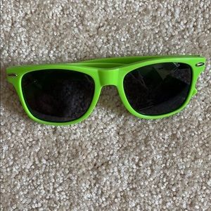 Forever 21 green frame sunglasses